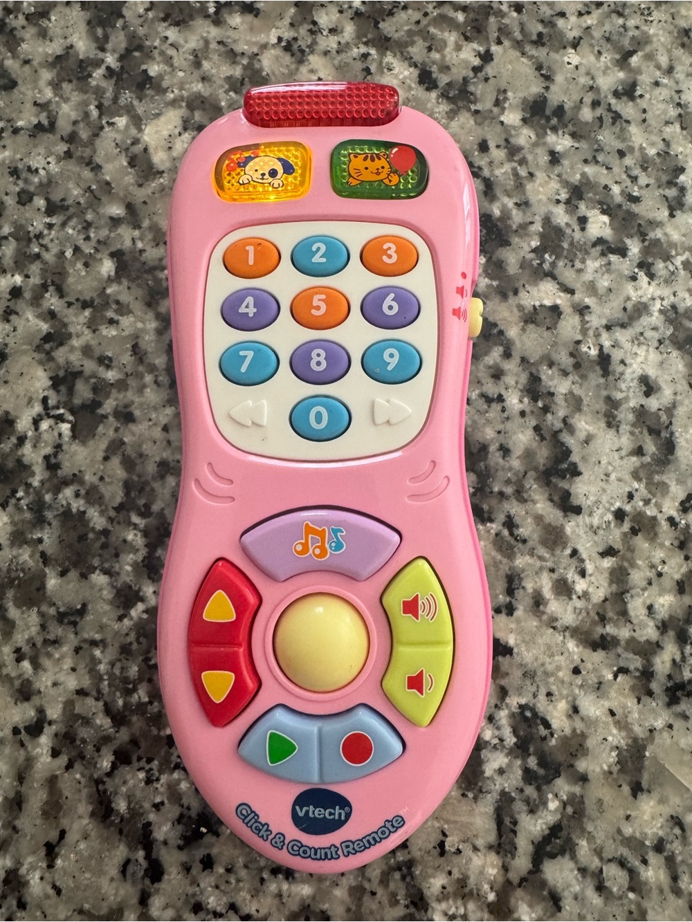 Vtech Pink Click & Count Remote - Interactive Kids Toy